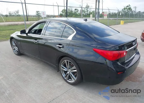 2014 Infiniti Q50 Premium from USA, damaged, VIN JN1BV7AP3EM679036